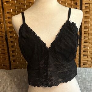 Chic Black Lace Bralette pink, victoria ‘S secret .